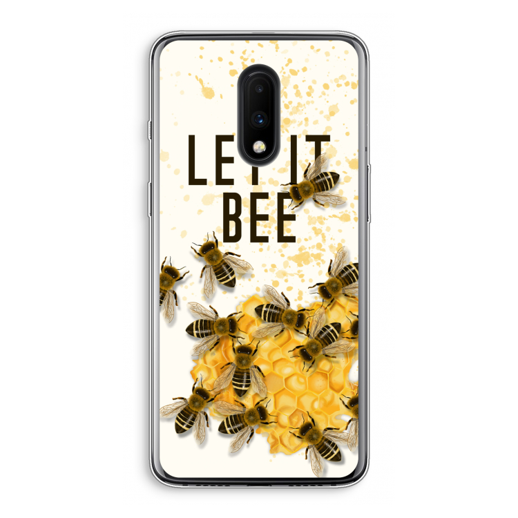 Let it bee: OnePlus 7 Transparant Hoesje