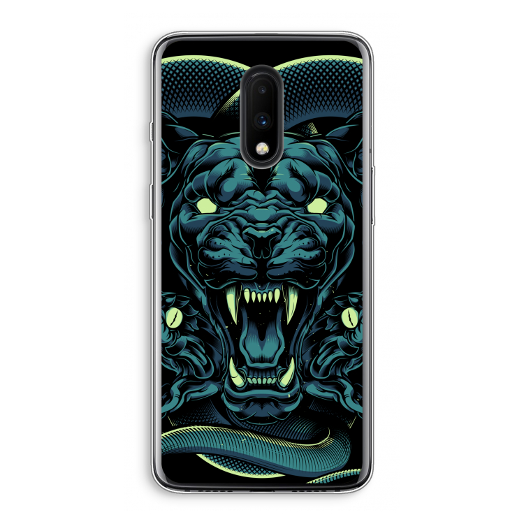 Cougar and Vipers: OnePlus 7 Transparant Hoesje
