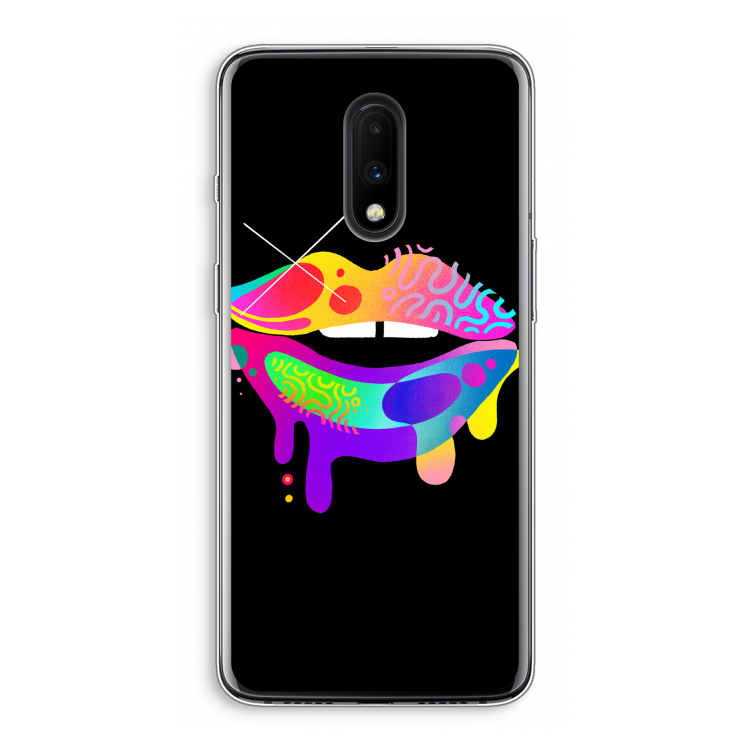 Lip Palette: OnePlus 7 Transparant Hoesje