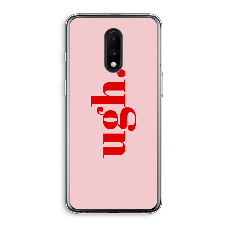 Ugh: OnePlus 7 Transparant Hoesje