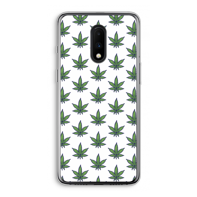 Weed: OnePlus 7 Transparant Hoesje