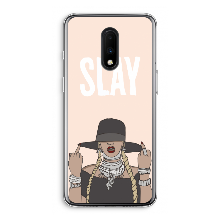 Slay All Day: OnePlus 7 Transparant Hoesje