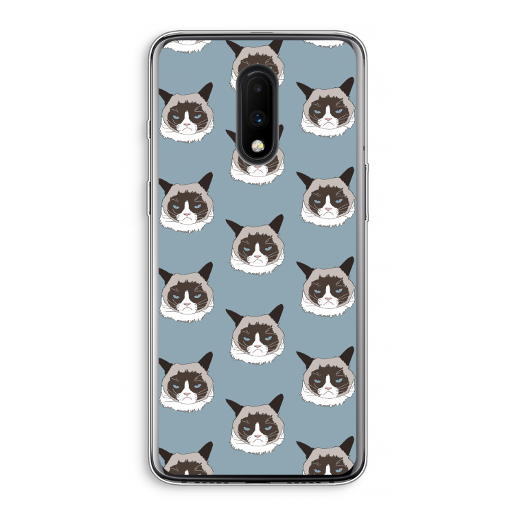 It's a Purrr Case: OnePlus 7 Transparant Hoesje
