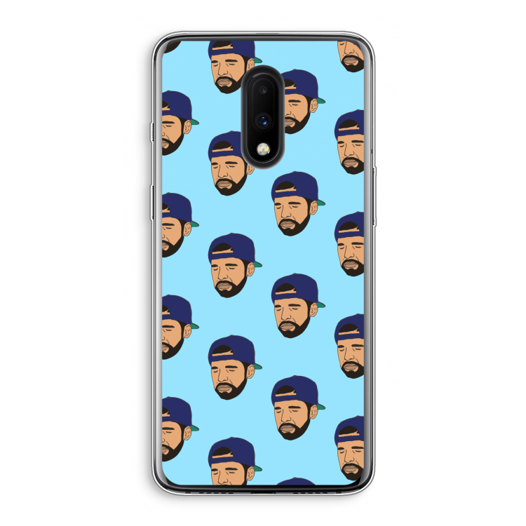 Drake Away: OnePlus 7 Transparant Hoesje