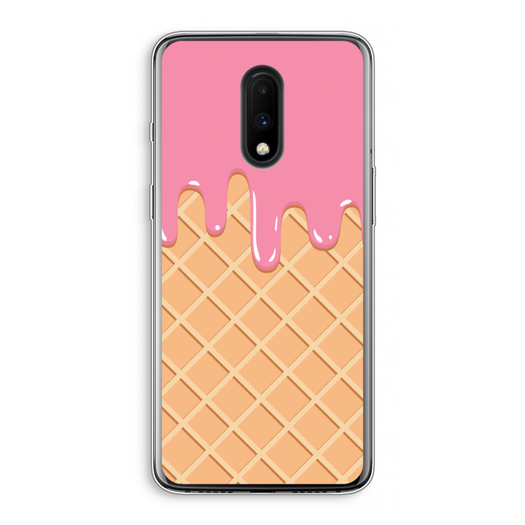 Ice cream: OnePlus 7 Transparant Hoesje
