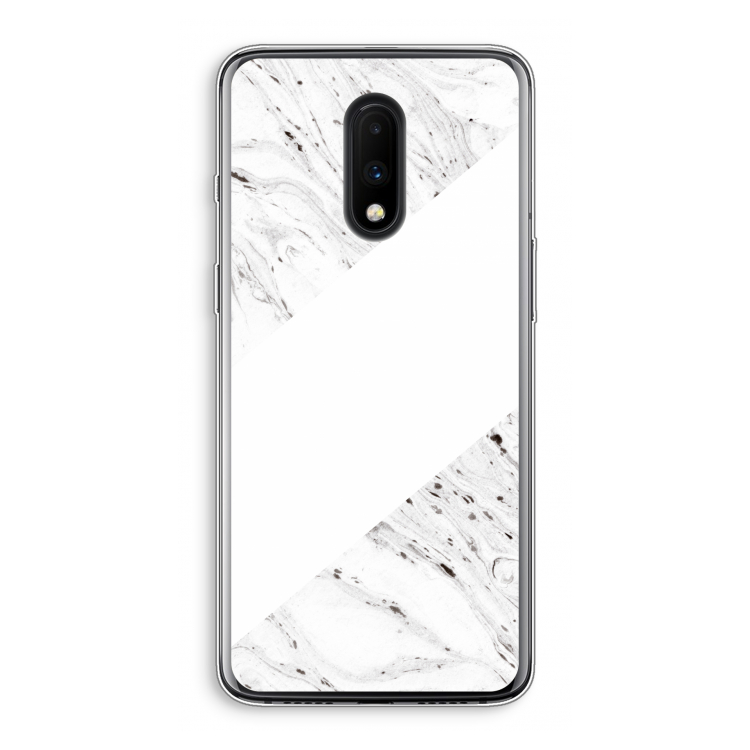 Biggest stripe: OnePlus 7 Transparant Hoesje