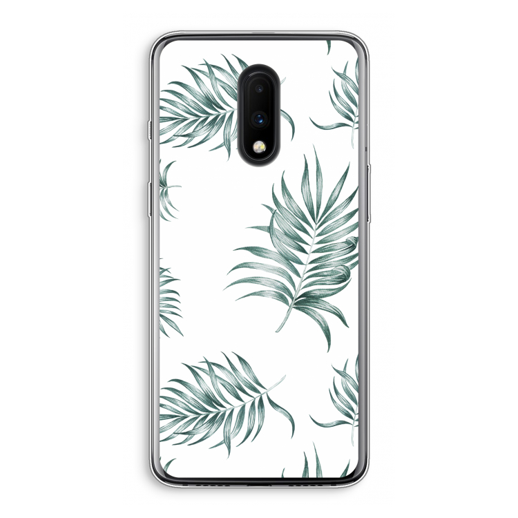 Simple leaves: OnePlus 7 Transparant Hoesje