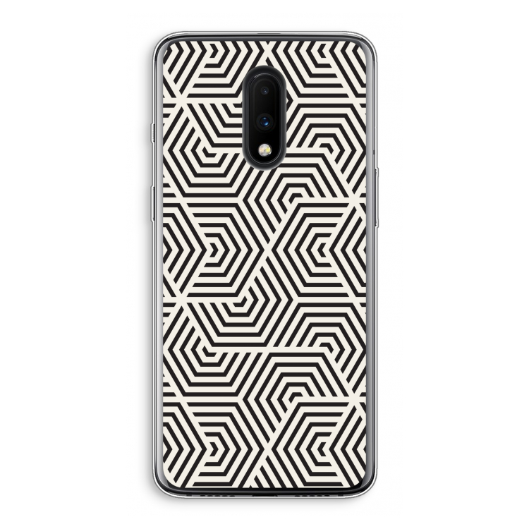Magic pattern: OnePlus 7 Transparant Hoesje