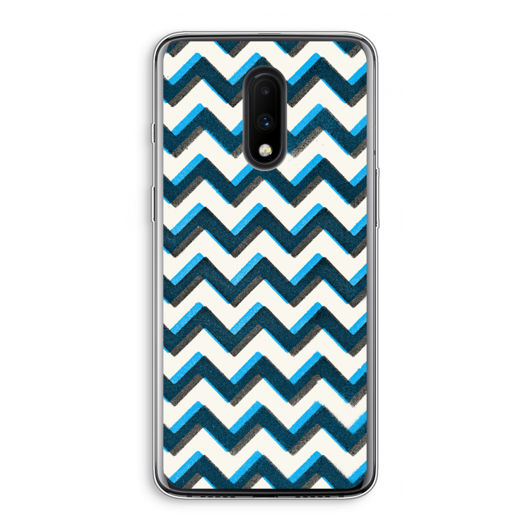 Onderbroken lijn: OnePlus 7 Transparant Hoesje