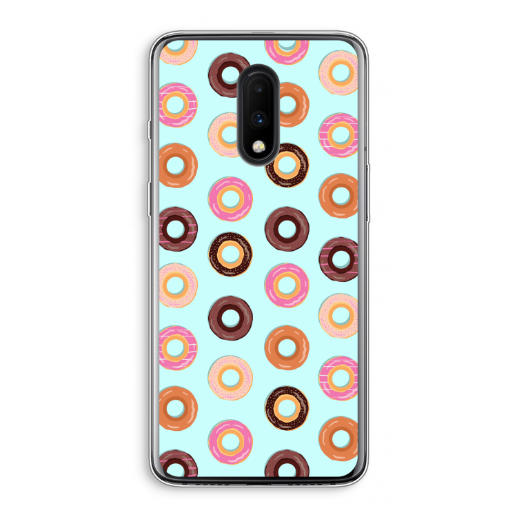 Donuts: OnePlus 7 Transparant Hoesje