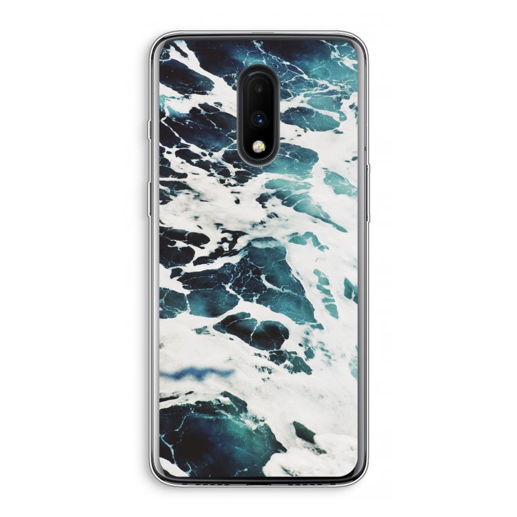 Golven: OnePlus 7 Transparant Hoesje