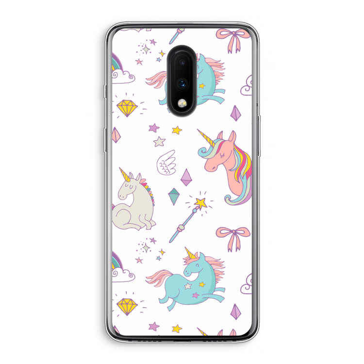 Fantasiewereld: OnePlus 7 Transparant Hoesje
