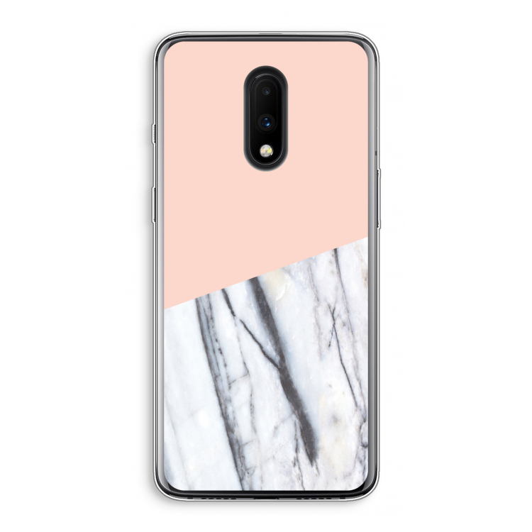 A touch of peach: OnePlus 7 Transparant Hoesje