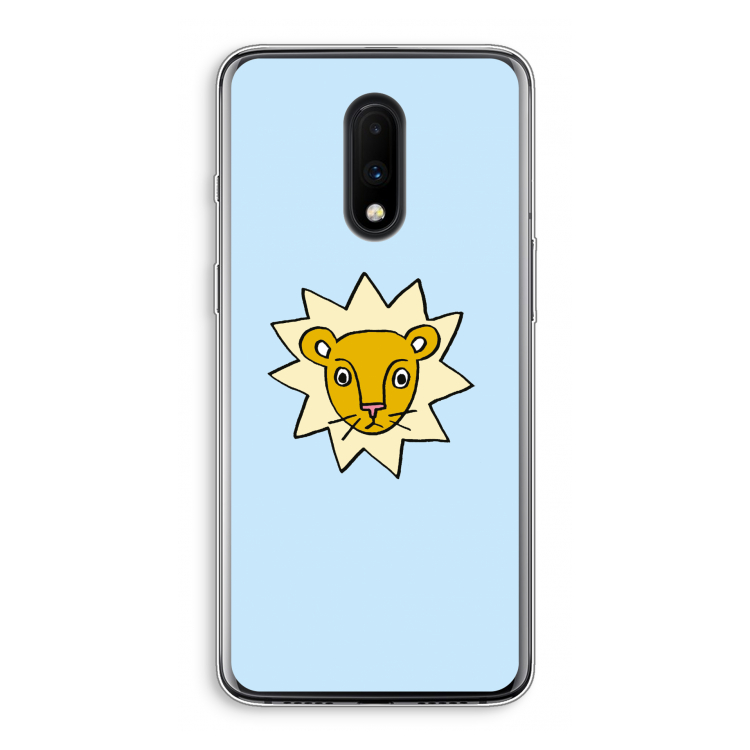 Kleine leeuw: OnePlus 7 Transparant Hoesje