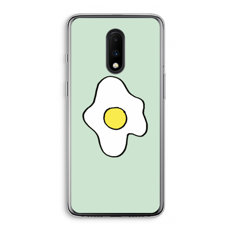 Spiegelei: OnePlus 7 Transparant Hoesje