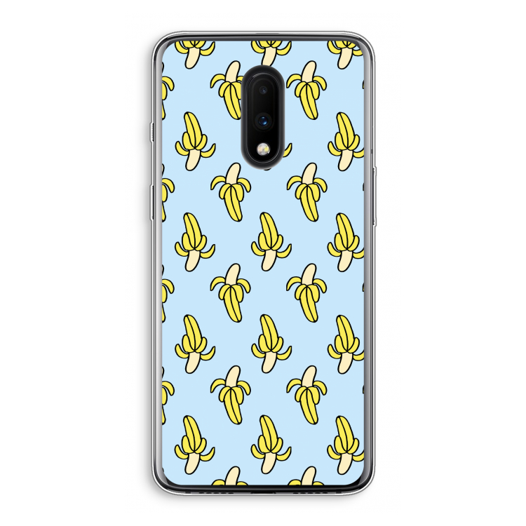 Bananas: OnePlus 7 Transparant Hoesje