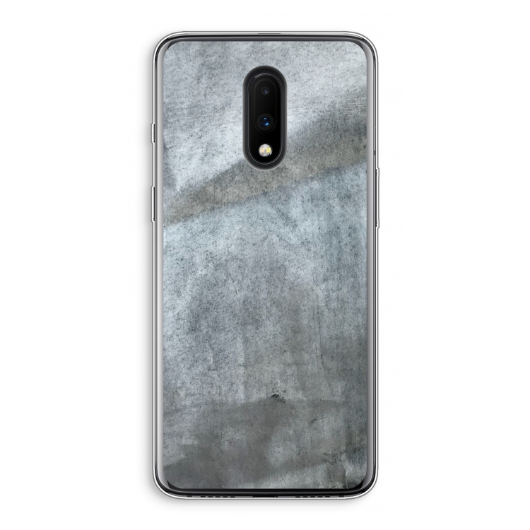 Grey Stone: OnePlus 7 Transparant Hoesje