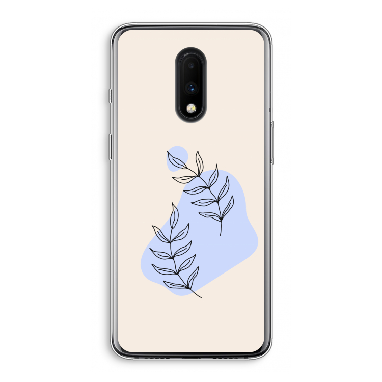 Leaf me if you can: OnePlus 7 Transparant Hoesje