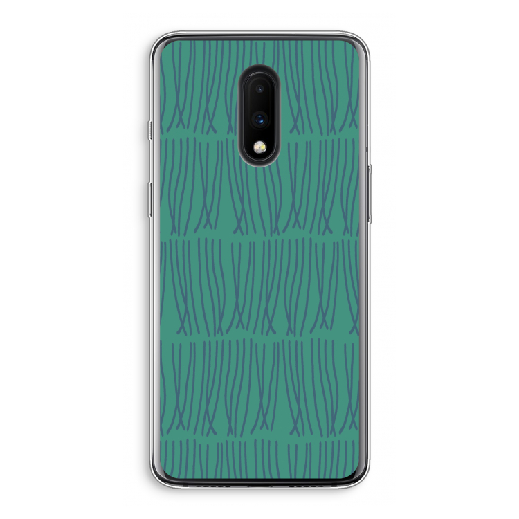Swirls: OnePlus 7 Transparant Hoesje
