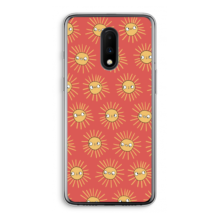 Zon: OnePlus 7 Transparant Hoesje