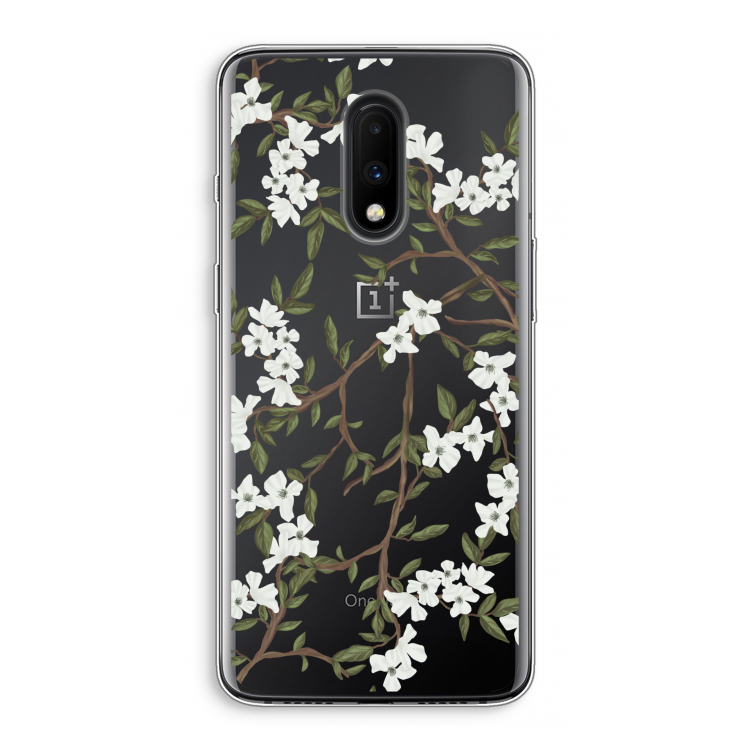 Blossoming spring: OnePlus 7 Transparant Hoesje