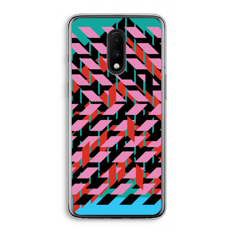Skew Blush 2: OnePlus 7 Transparant Hoesje