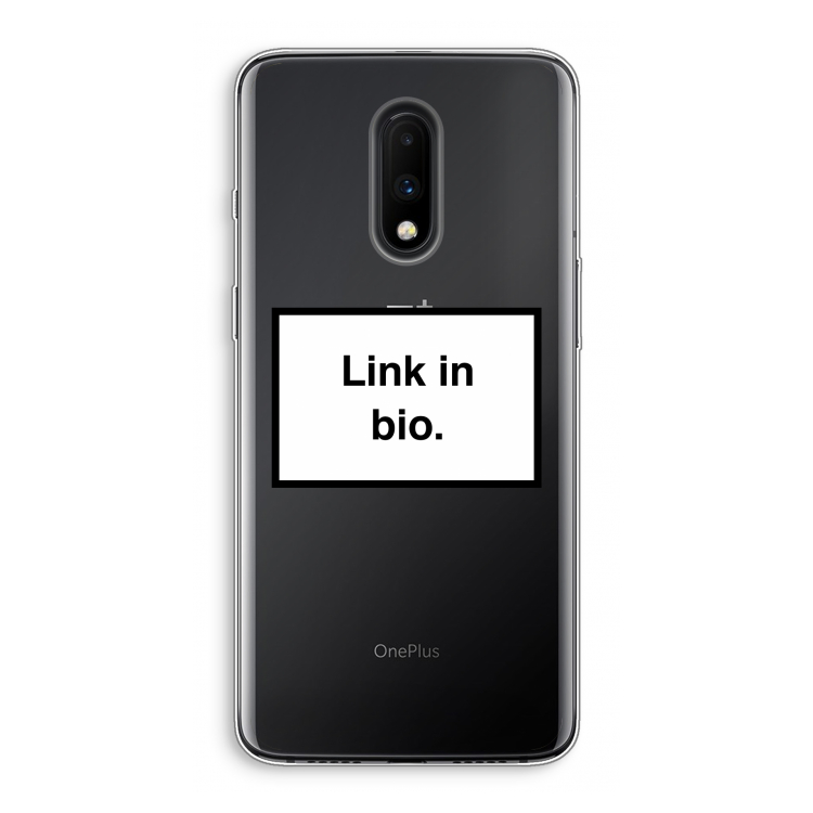 Link in bio: OnePlus 7 Transparant Hoesje