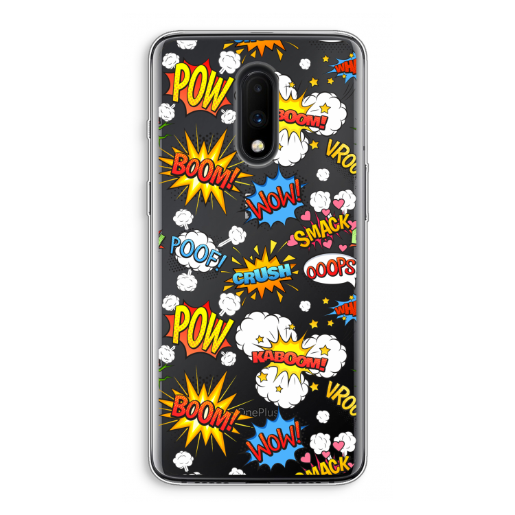 Pow Smack: OnePlus 7 Transparant Hoesje