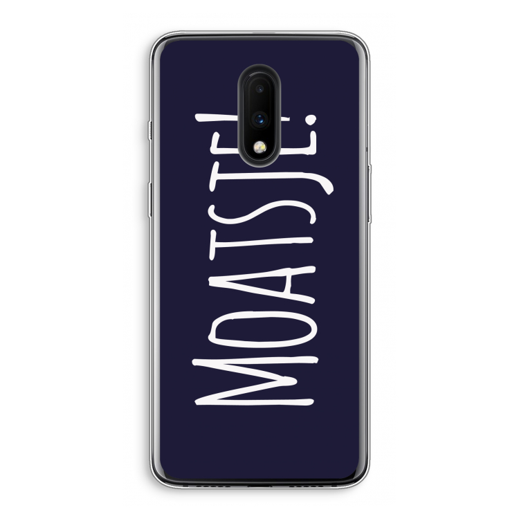 Moatsje!: OnePlus 7 Transparant Hoesje