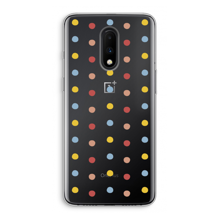 Bollen: OnePlus 7 Transparant Hoesje