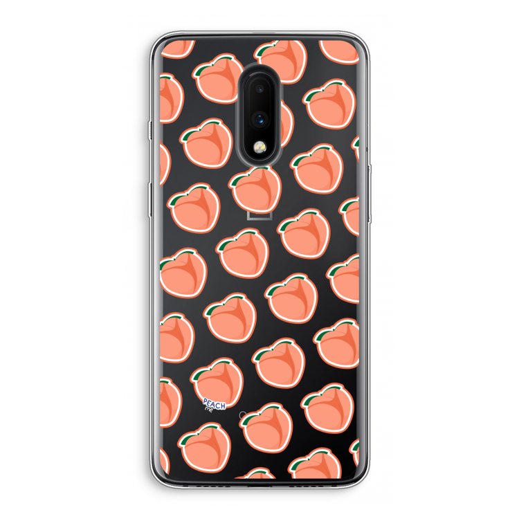 Just peachy: OnePlus 7 Transparant Hoesje
