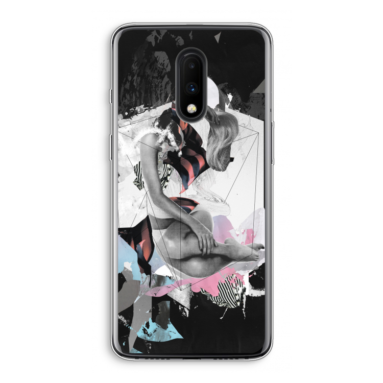 Camouflage de sommeil: OnePlus 7 Transparant Hoesje