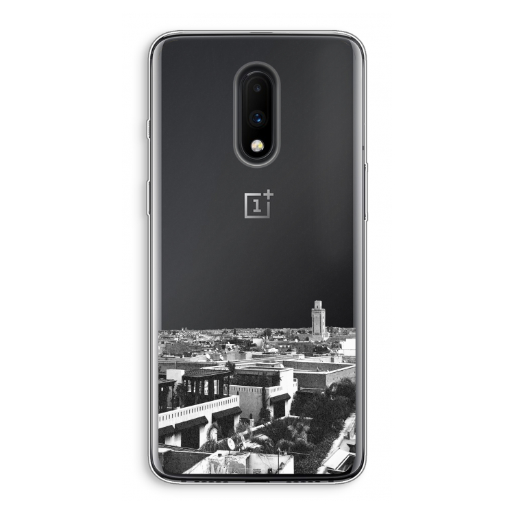 Marrakech Skyline : OnePlus 7 Transparant Hoesje