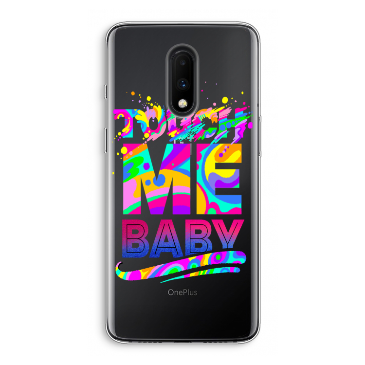Touch Me: OnePlus 7 Transparant Hoesje