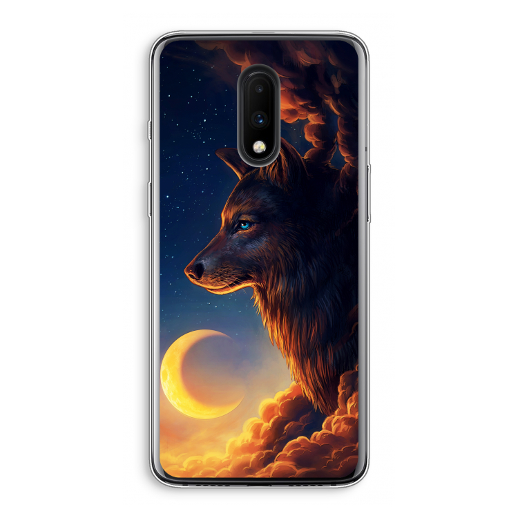 Night Guardian: OnePlus 7 Transparant Hoesje