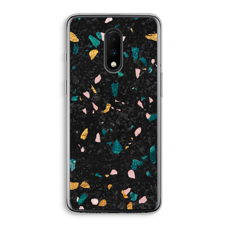 Terrazzo N°10: OnePlus 7 Transparant Hoesje