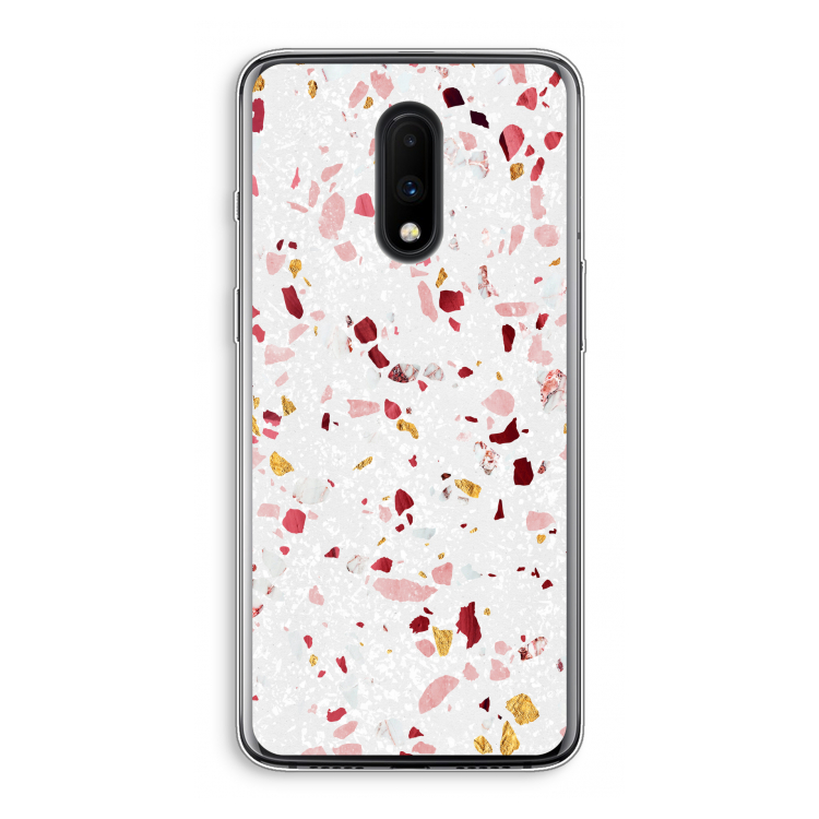 Terrazzo N°9: OnePlus 7 Transparant Hoesje