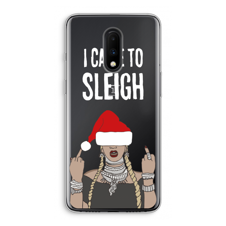 Came To Sleigh: OnePlus 7 Transparant Hoesje