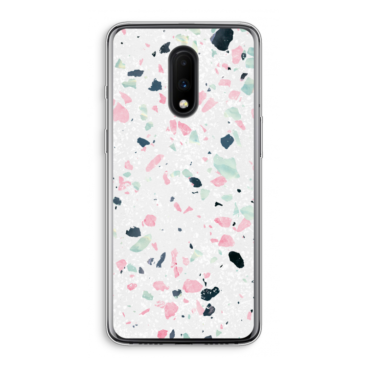Terrazzo N°3: OnePlus 7 Transparant Hoesje
