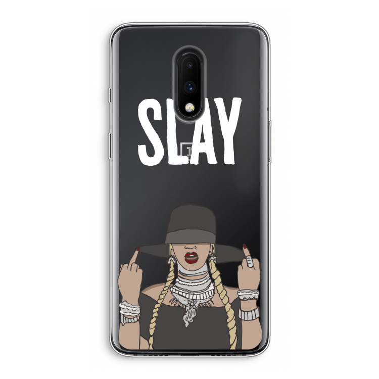 Slay All Day: OnePlus 7 Transparant Hoesje