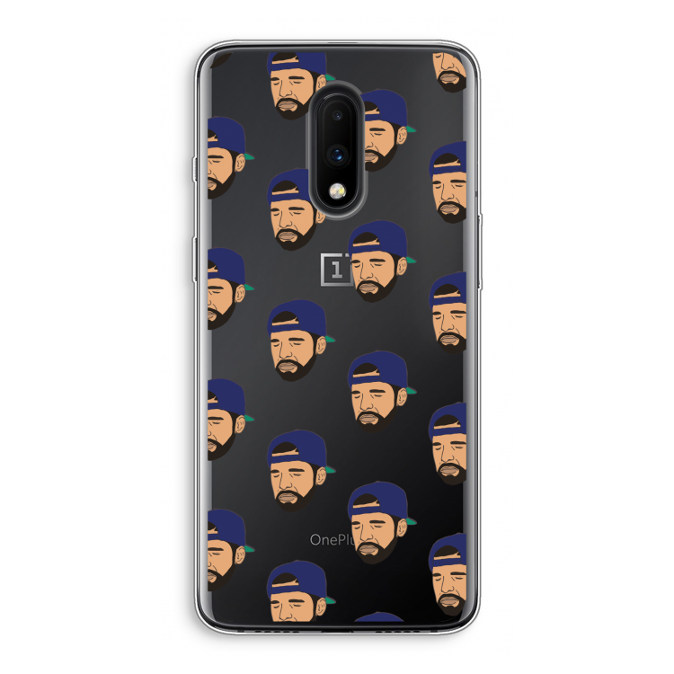 Drake Away: OnePlus 7 Transparant Hoesje