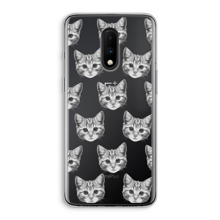 Kitten: OnePlus 7 Transparant Hoesje