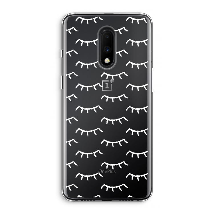 Wimpers: OnePlus 7 Transparant Hoesje