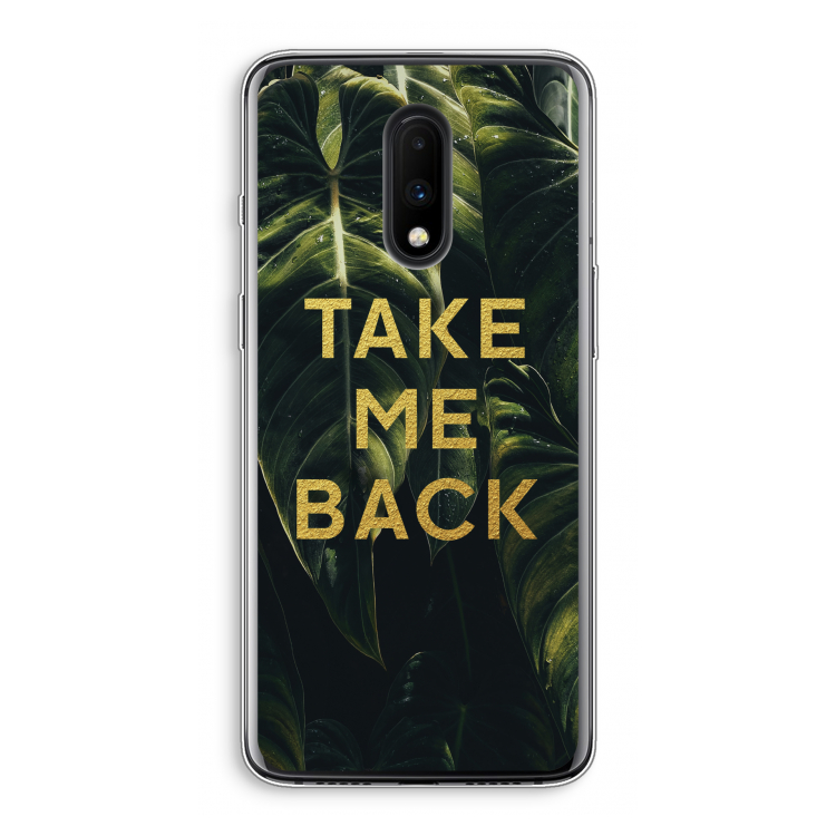 Take me back: OnePlus 7 Transparant Hoesje