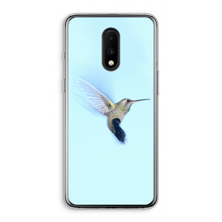 Kolibri: OnePlus 7 Transparant Hoesje