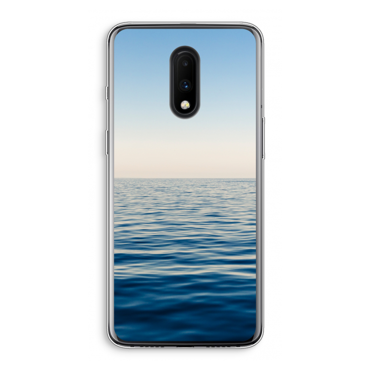Water horizon: OnePlus 7 Transparant Hoesje