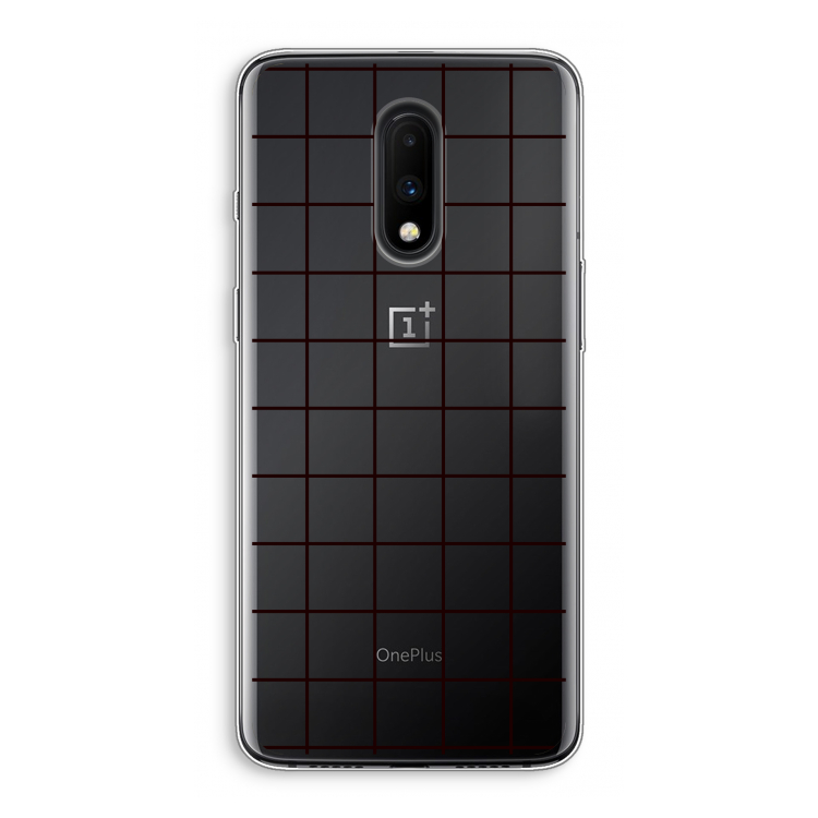 Rooster: OnePlus 7 Transparant Hoesje