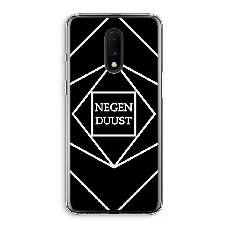 Negenduust geometrisch: OnePlus 7 Transparant Hoesje