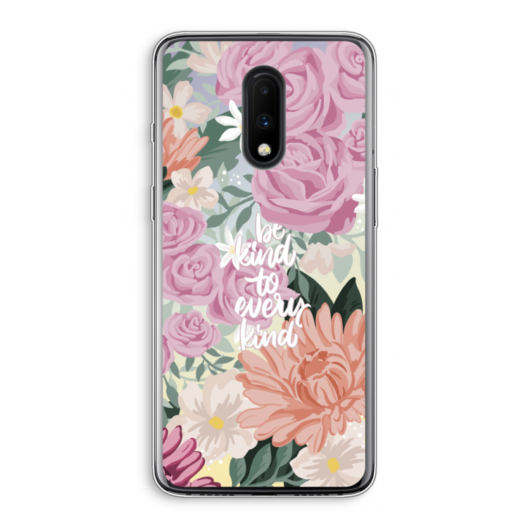 Kindness matters: OnePlus 7 Transparant Hoesje