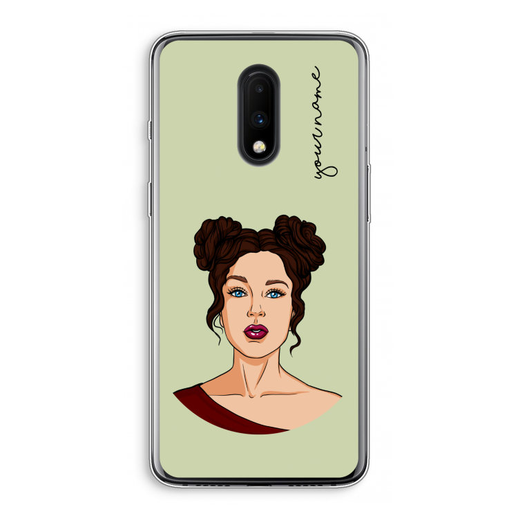 Pop-Art Creator: OnePlus 7 Transparant Hoesje